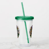 Wilde Afrikaanse savannedieren Acryl Drinkbeker (Links)