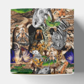 Wilde Afrikaanse savannedieren Bedankdoosjes (Bovenkant)