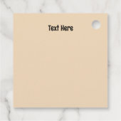 Wilde Afrikaanse savannedieren Bedankjes Labels (Achterkant)