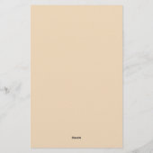 Wilde Afrikaanse savannedieren Briefpapier (Achterkant)