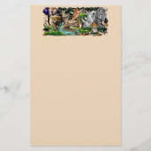 Wilde Afrikaanse savannedieren Briefpapier (Voorkant)