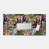 Wilde Afrikaanse savannedieren Bureaumat (Keyboard & Muis)