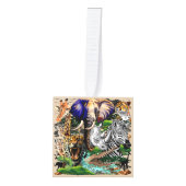 Wilde Afrikaanse savannedieren Decoratie (Voorkant)