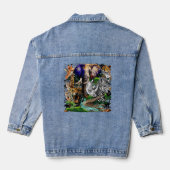 Wilde Afrikaanse savannedieren Denim Jacket (Achterkant)
