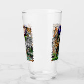 Wilde Afrikaanse savannedieren Glas (Links)