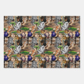 Wilde Afrikaanse savannedieren Inpakpapier Vel (Voorkant 3)