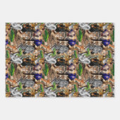 Wilde Afrikaanse savannedieren Inpakpapier Vel (Voorkant 2)