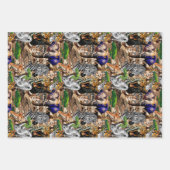 Wilde Afrikaanse savannedieren Inpakpapier Vel (Voorkant)