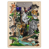 Wilde Afrikaanse savannedieren Klembord (Voorkant)