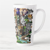 Wilde Afrikaanse savannedieren Latte Mok (Rechts)