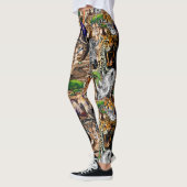 Wilde Afrikaanse savannedieren Leggings (Links)