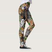 Wilde Afrikaanse savannedieren Leggings (Rechts)