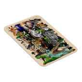 Wilde Afrikaanse savannedieren Magneet (Rechterzijde)