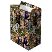 Wilde Afrikaanse savannedieren Medium Cadeauzakje (Achterkant Gekanteld)