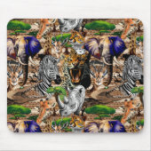 Wilde Afrikaanse savannedieren Muismat (Voorkant)