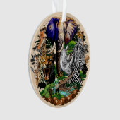 Wilde Afrikaanse savannedieren Ornament (voorkant)