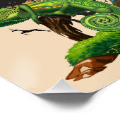 Wilde Afrikaanse savannedieren Perfect Poster (Hoek)