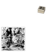 Wilde Afrikaanse savannedieren Rubberstempel (Gestempeld)