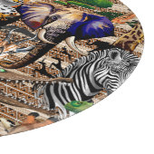 Wilde Afrikaanse savannedieren Snijplank (Hoek)