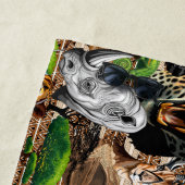 Wilde Afrikaanse savannedieren Strandlaken (In situ)