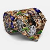 Wilde Afrikaanse savannedieren Stropdas