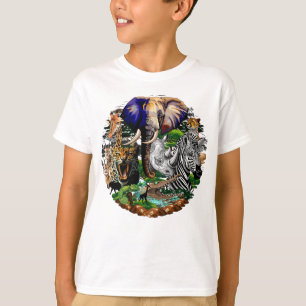 Wilde Afrikaanse savannedieren T-shirt