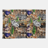 Wilde Afrikaanse savannedieren Theedoek (Horizontaal)