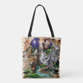 Wilde Afrikaanse savannedieren Tote Bag (Achterkant)