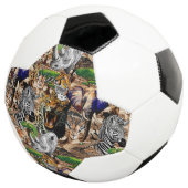 Wilde Afrikaanse savannedieren Voetbal (Drie kwart)