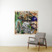 Wilde Afrikaanse savannedieren Wandkleed (In Situ (horizontaal))