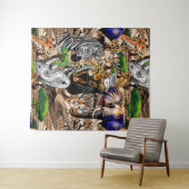 Wilde Afrikaanse savannedieren Wandkleed (In Situ (horizontaal))