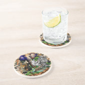 Wilde Afrikaanse savannedieren Zandsteen Onderzetter (Zijkant)