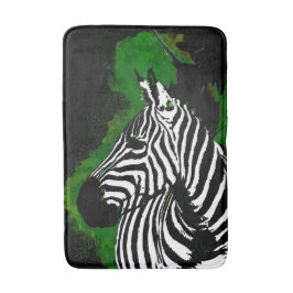 Wilde Afrikaanse Zebra nacht Badmat