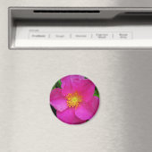 Wilde Alberta Roos Canada Helder Roze Bloem Magneet (Insitu (Vaatwasser))