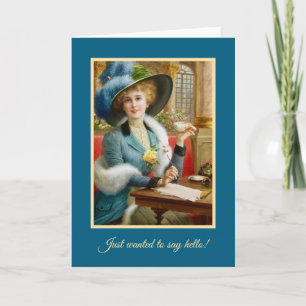 Wilde alleen maar hallo zeggen! kaart