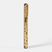 wilde alligator leer krokodillenleer iPhone 15 case (Rechterkant)