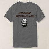Wilde als mijn gelaathaar Classic TShirt (Design voorkant)
