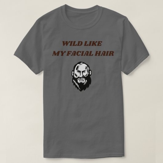 Wilde als mijn gelaathaar Classic TShirt (Design voorkant)