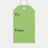 Wilde ananas tropische vruchten in Natuur Cadeaulabel (Achterkant)