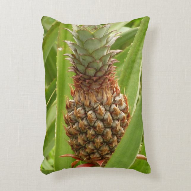 Wilde ananas tropische vruchten in Natuur Decoratief Kussen (Voorkant(Verticaal))