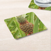 Wilde ananas tropische vruchten in Natuur Kartonnen Onderzetters (Schuin)