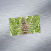 Wilde ananas tropische vruchten in Natuur Magnetisch Visitekaartje (Voorbeeld)