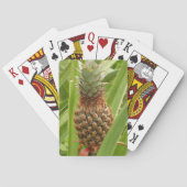 Wilde ananas tropische vruchten in Natuur Pokerkaarten (Achterkant)