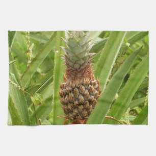 Wilde ananas tropische vruchten in Natuur Theedoek