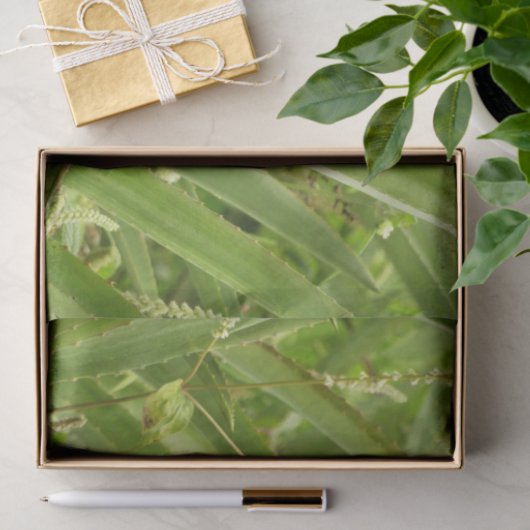 Wilde ananas tropische vruchten in Natuur Tissuepapier (Geschenk)