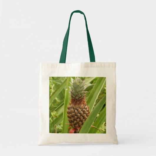 Wilde ananas tropische vruchten in Natuur Tote Bag (Voorkant)