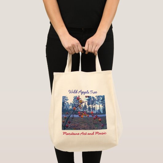 Wilde appelboom tote bag (Voorkant (product))