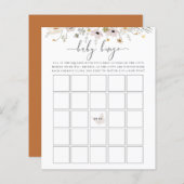 Wilde Baby Bingo Game (Voorkant / Achterkant)