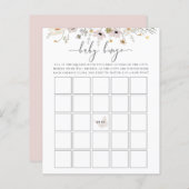 Wilde Baby Bingo Game (Voorkant / Achterkant)