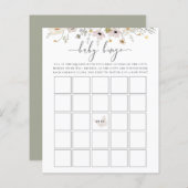 Wilde Baby Bingo Game (Voorkant / Achterkant)